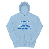 Playful Hampton University (Unisex) Hoodie