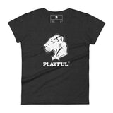 Playful ®️ Ladies Short Sleeve Fitted T-Shirt