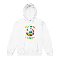 Playful Kid's Soccer Hoodie