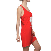 Playful Ladies Red Racerback Dress