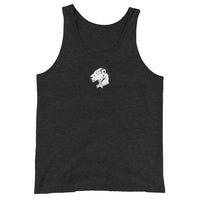 Playful White Logo (Unisex) Tank Top