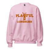 Playful Longhorn (Unisex) Sweatshirt