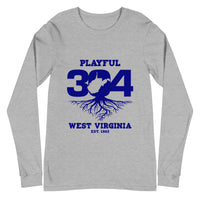 Playful WV - Blue (Unisex) Long Sleeve Tee