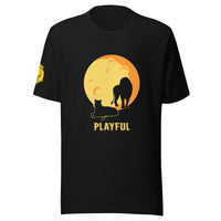 Playful Yellow - Moon (Unisex) T-Shirt
