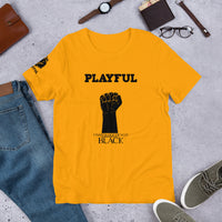 Playful Unapologetically Black (Unisex) Tee