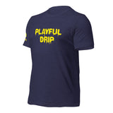 Playful Drip - Yellow (Unisex) T-Shirt