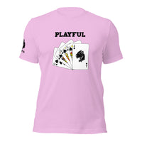 Playful Spades - Black (Unisex) T-Shirt