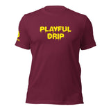 Playful Drip - Yellow (Unisex) T-Shirt