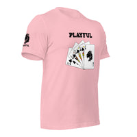 Playful Spades - Black (Unisex) T-Shirt
