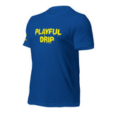 Playful Drip - Yellow (Unisex) T-Shirt