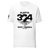 Playful WV - Black (Unisex) T-Shirt