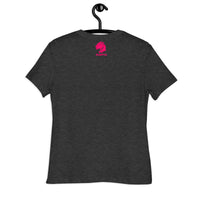 Playful Cougar (Pink) Ladies Relaxed T-Shirt