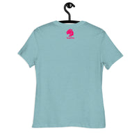 Playful Cougar (Pink) Ladies Relaxed T-Shirt