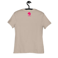 Playful Cougar (Pink) Ladies Relaxed T-Shirt